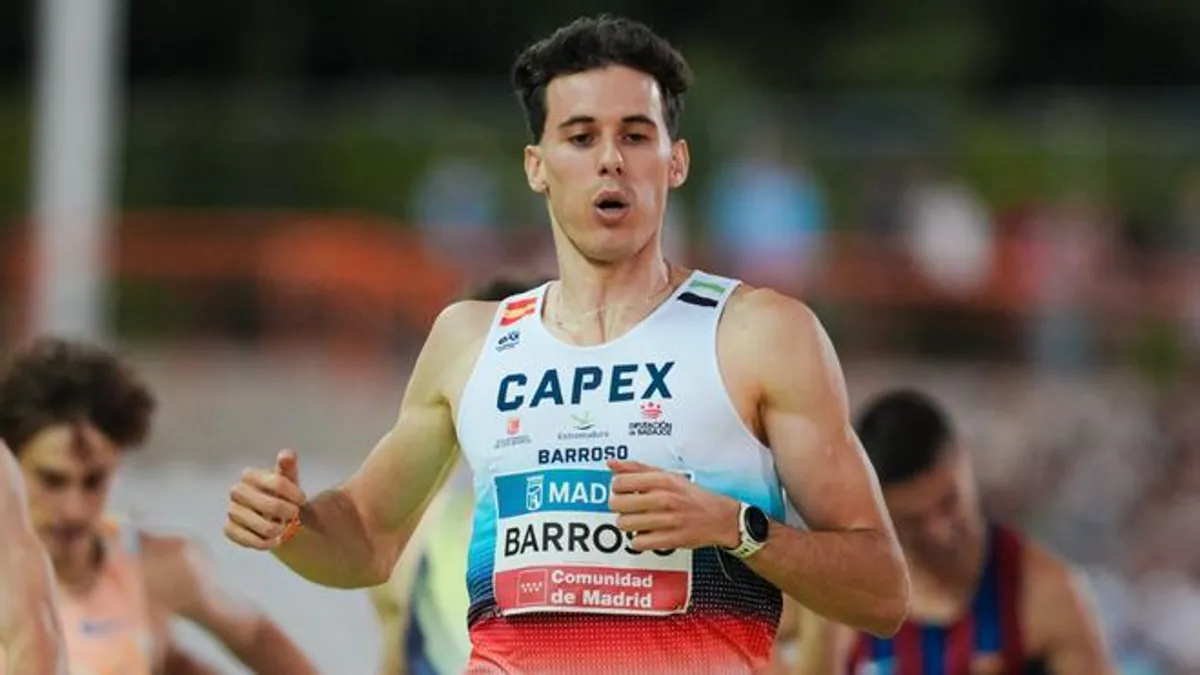 David Barroso: del fútbol al estrellato en los 800 metros