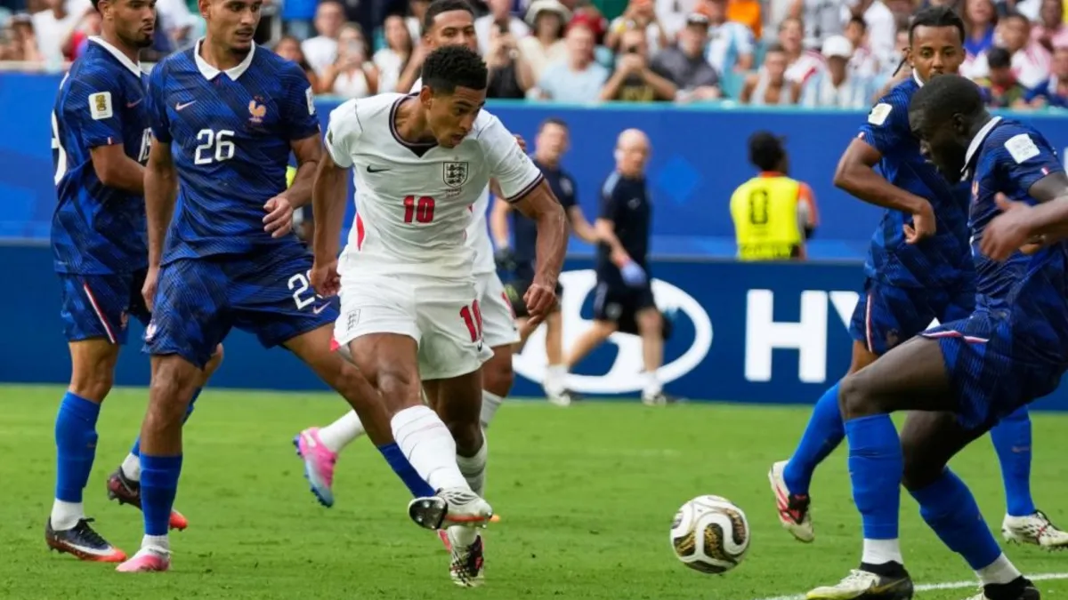 Inglaterra y Francia brindan un espectáculo de goles en el partido por el tercer puesto