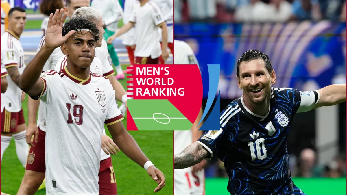El ranking FIFA revela trayectorias dispares entre España y Argentina