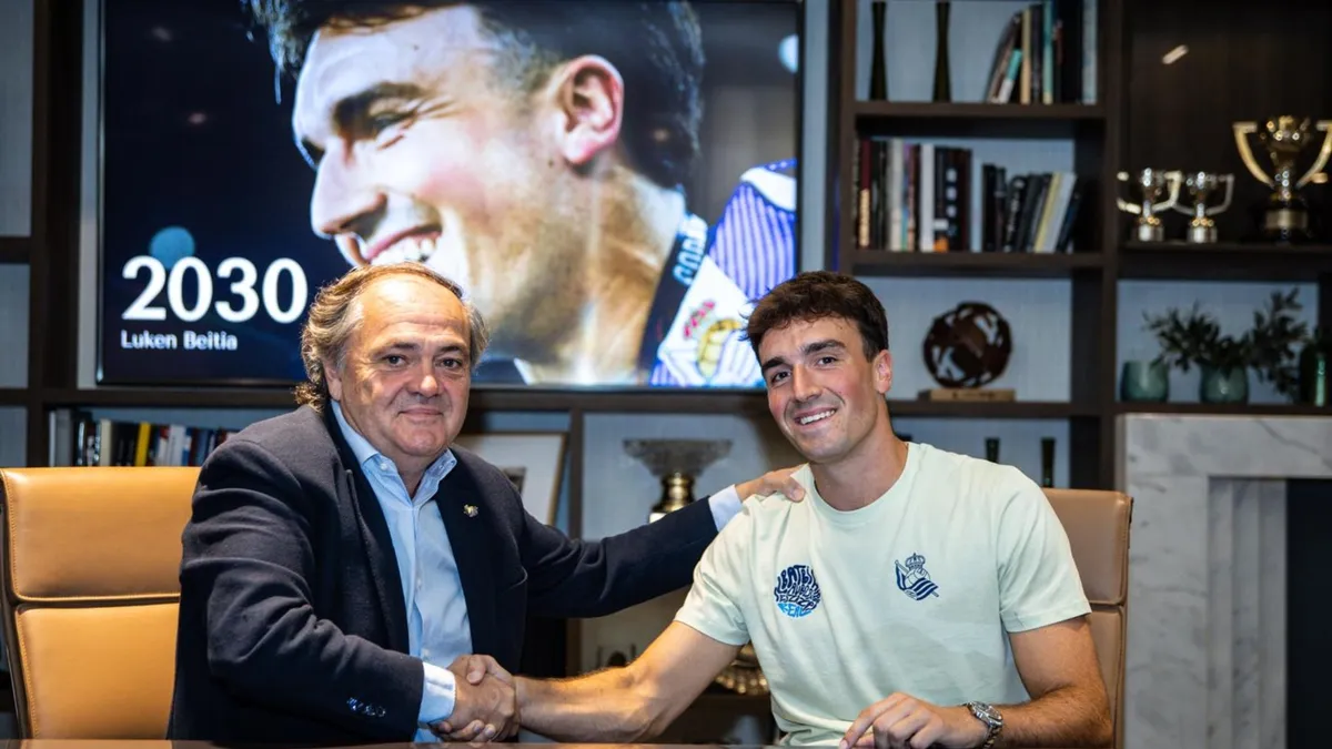 La Real Sociedad asegura a Beitia hasta 2030