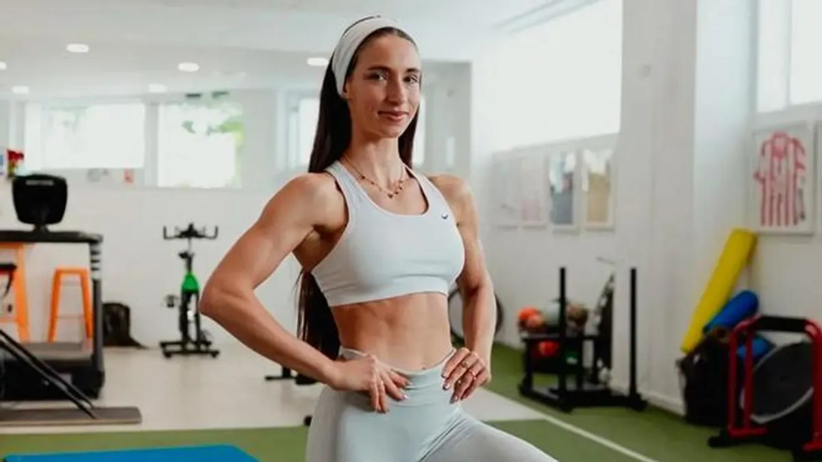 Lucía Aguado, campeona de culturismo, desmiente mitos del fitness que limitan a las mujeres