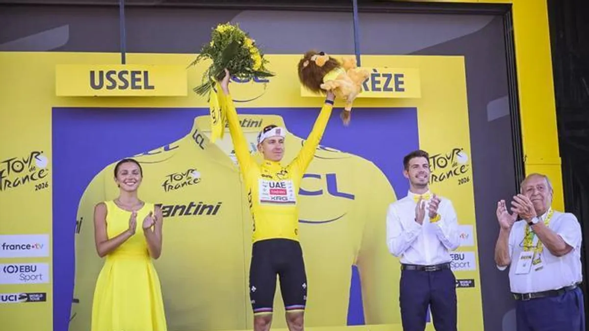 Pogacar iguala a Induráin en días de amarillo en el Tour