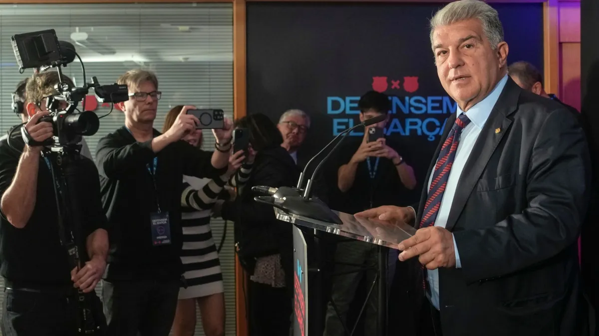Laporta replica a Gil Marín sobre Julián: "Ya ha pasado antes que un jugador dijera que no vendría y acabara en el Barça"