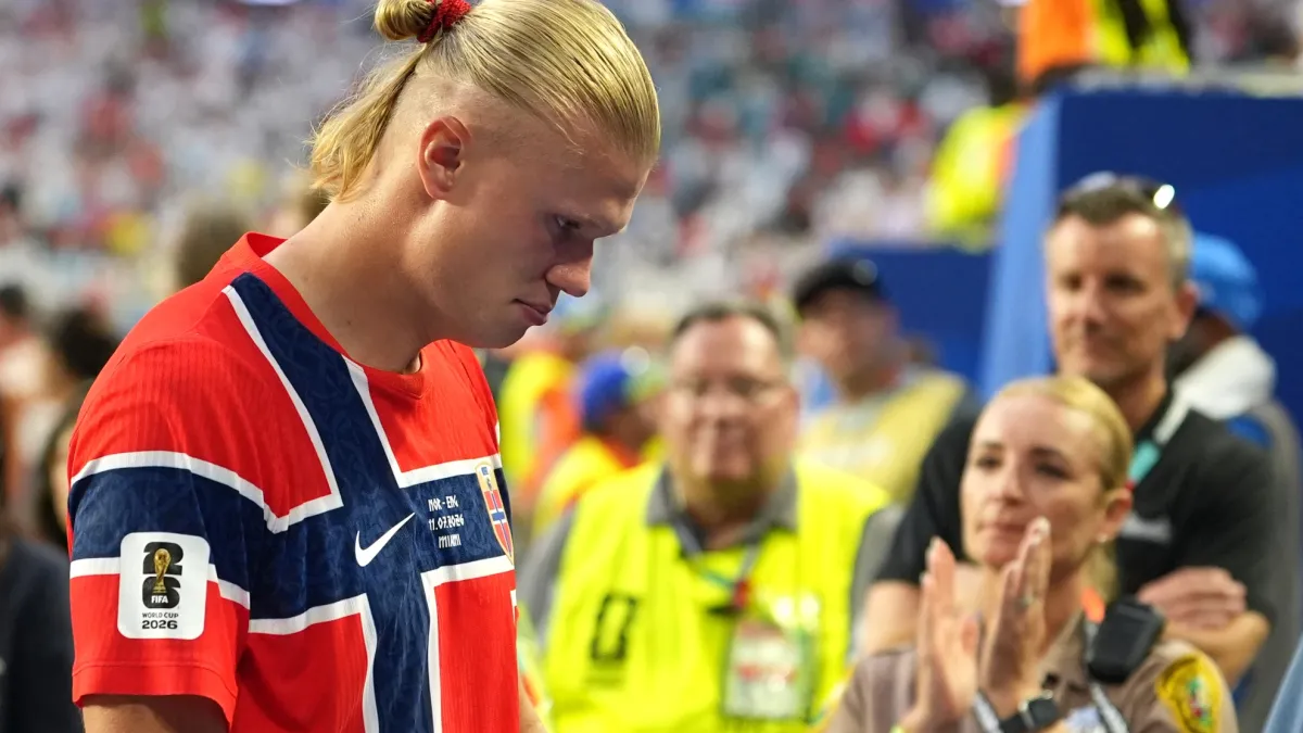 Erling Haaland lamenta la eliminación de Noruega del Mundial: "Ha sido surrealista"