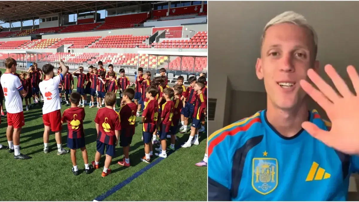 Campus de Dani Olmo concluye con éxito y una sorpresa virtual
