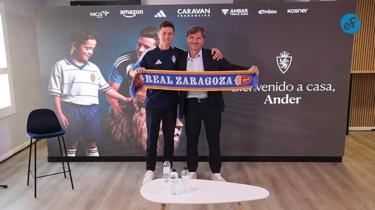 Ander Herrera regresa al Real Zaragoza: "Un proyecto de vida y un sueño cumplido"