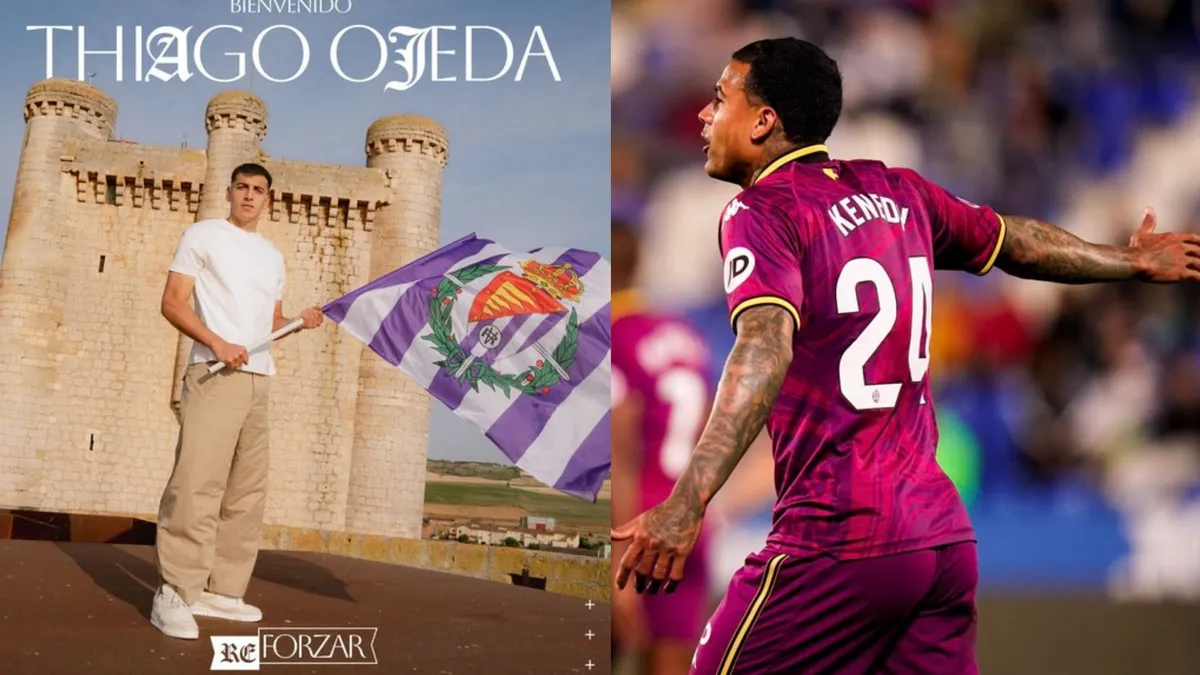 Valladolid revoluciona su plantilla: Thiago Ojeda llega y Kenedy se marcha al Pachuca