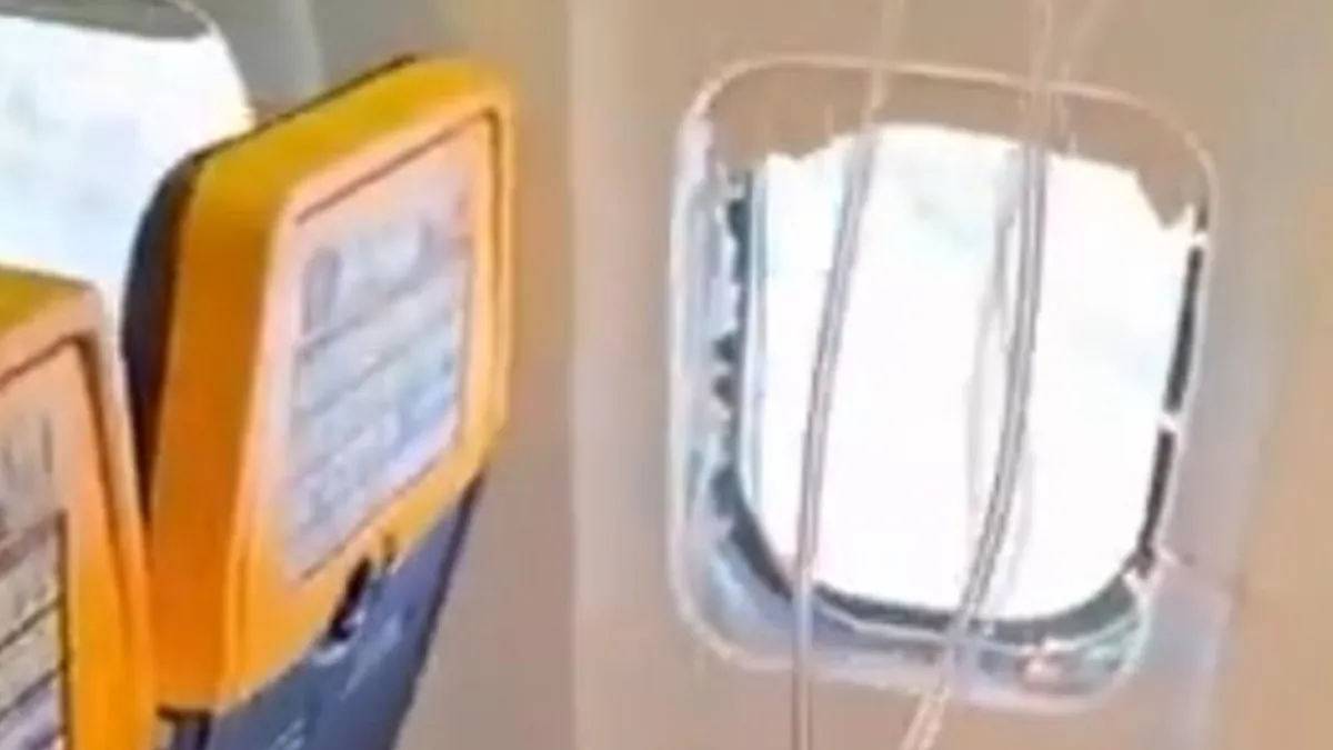 Pasajero de Ryanair, herido tras incidente en pleno vuelo