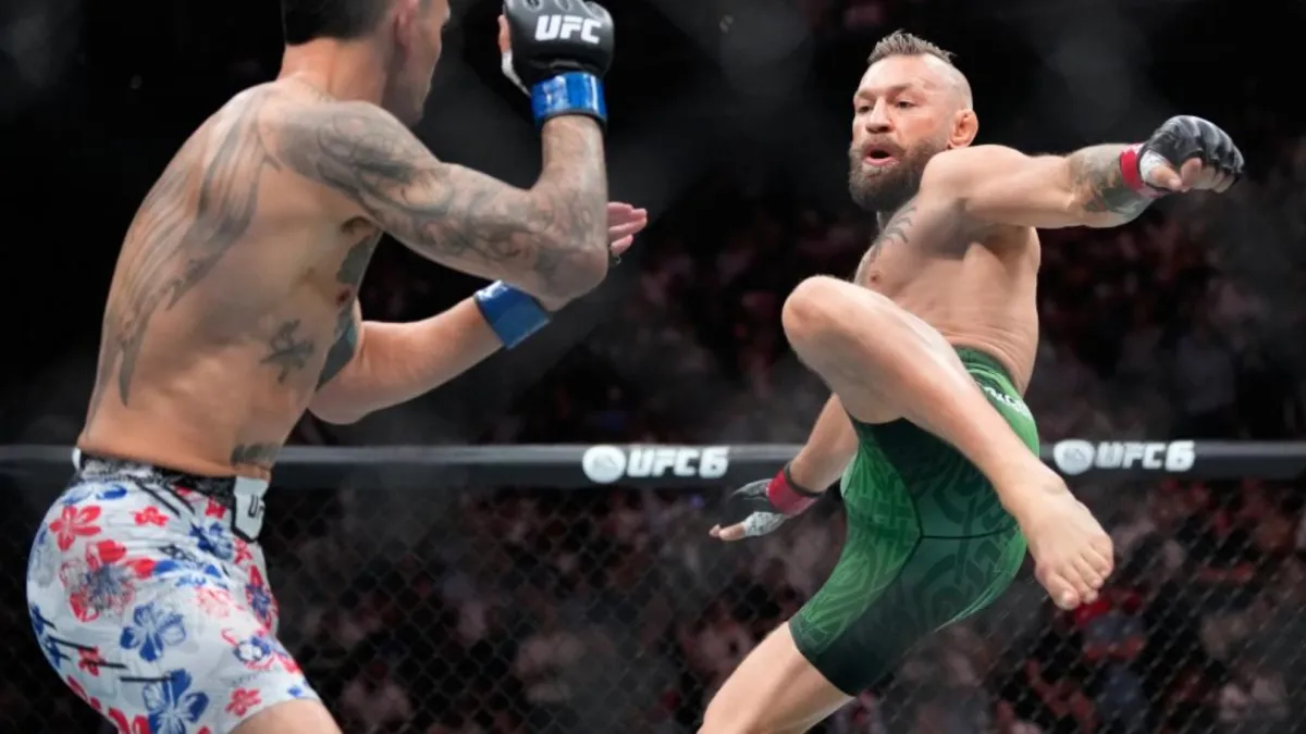 Polémica sacude la UFC: McGregor sufre lesión temprana en UFC 329