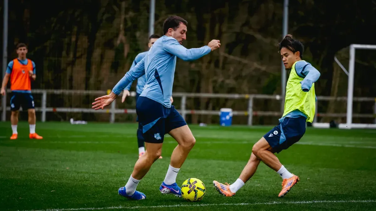 Regreso por etapas de los mundialistas de la Real Sociedad a Zubieta