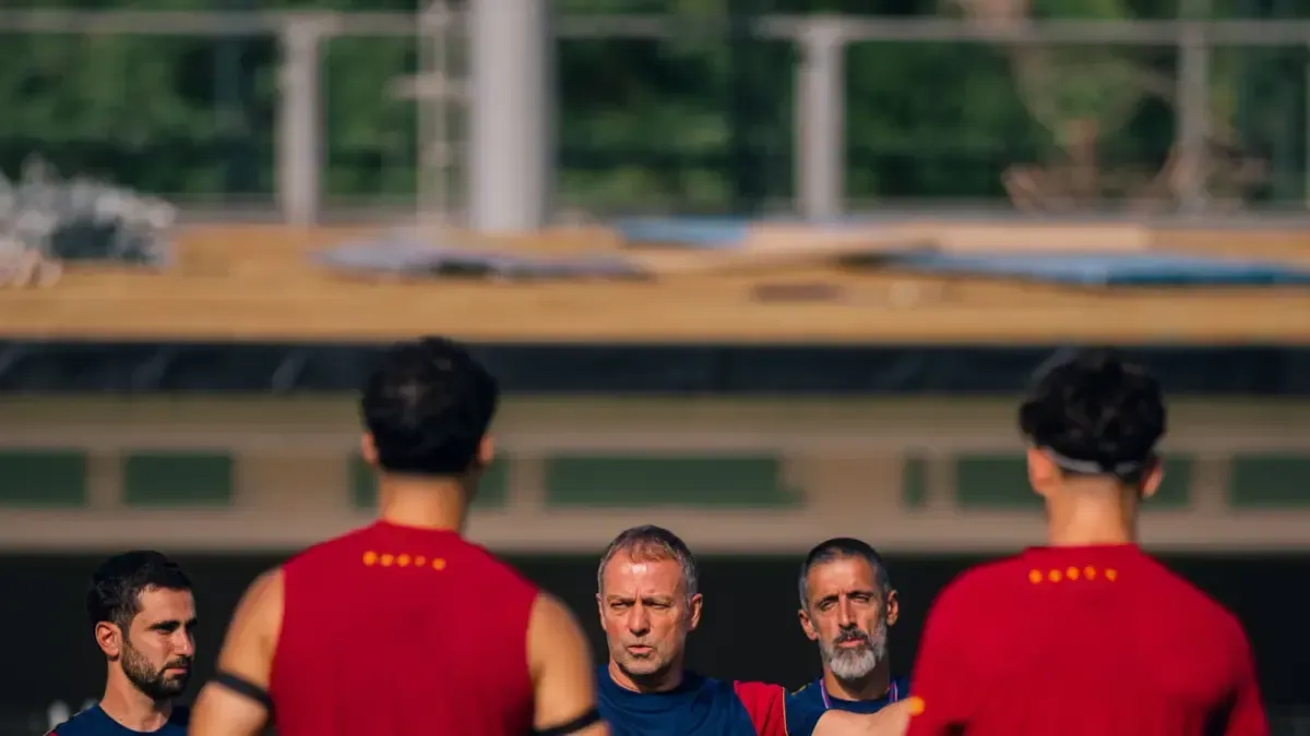 Ter Stegen participa en el último entrenamiento de la semana del Barça