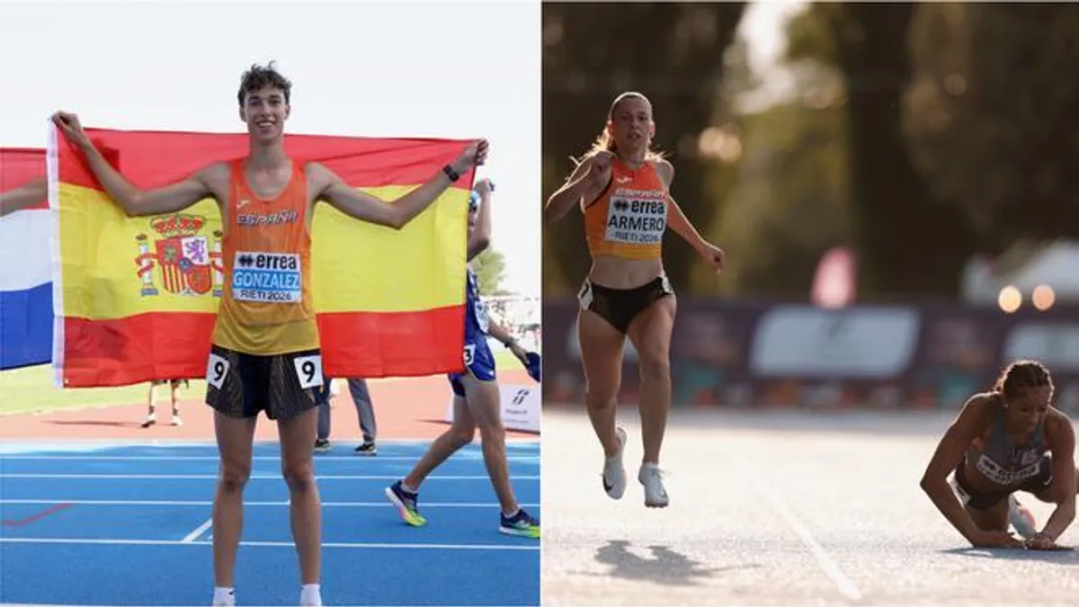 Gabriel González y Mariona Armero lideran la cosecha de medallas españolas en Rieti