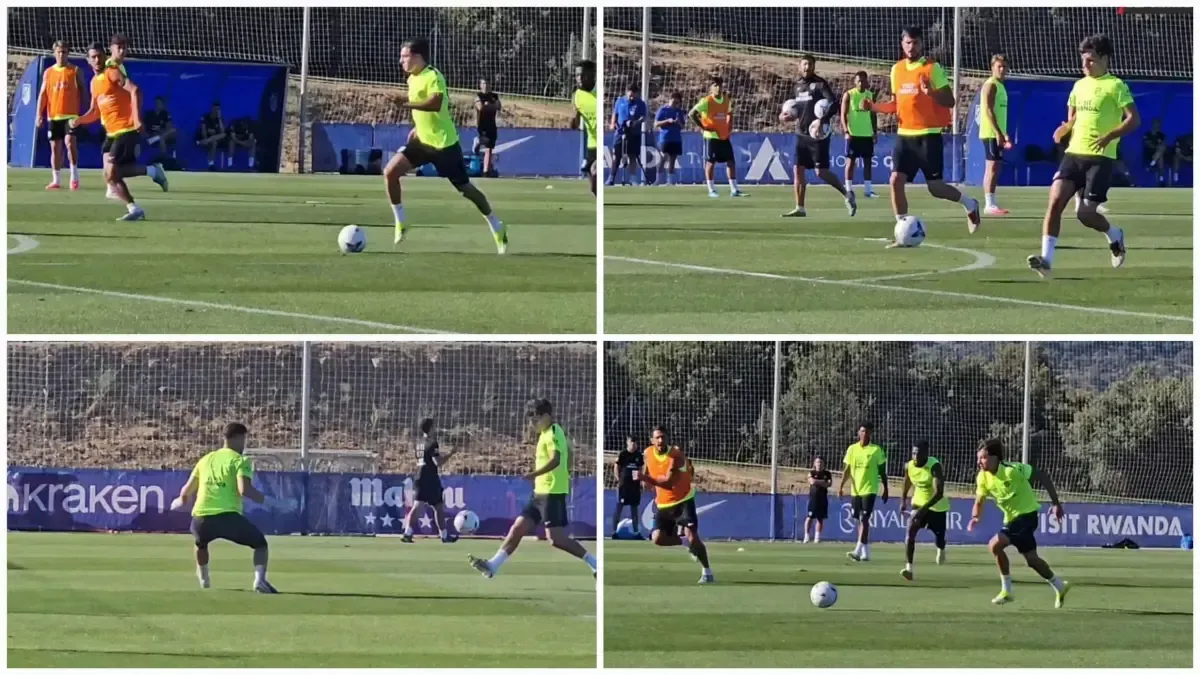 Arnau Ortiz y Rodrigo Mendoza deslumbran y piden paso en el Atlético