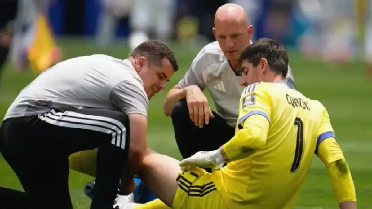Courtois, sorprendido por su relevo: "Quería continuar"