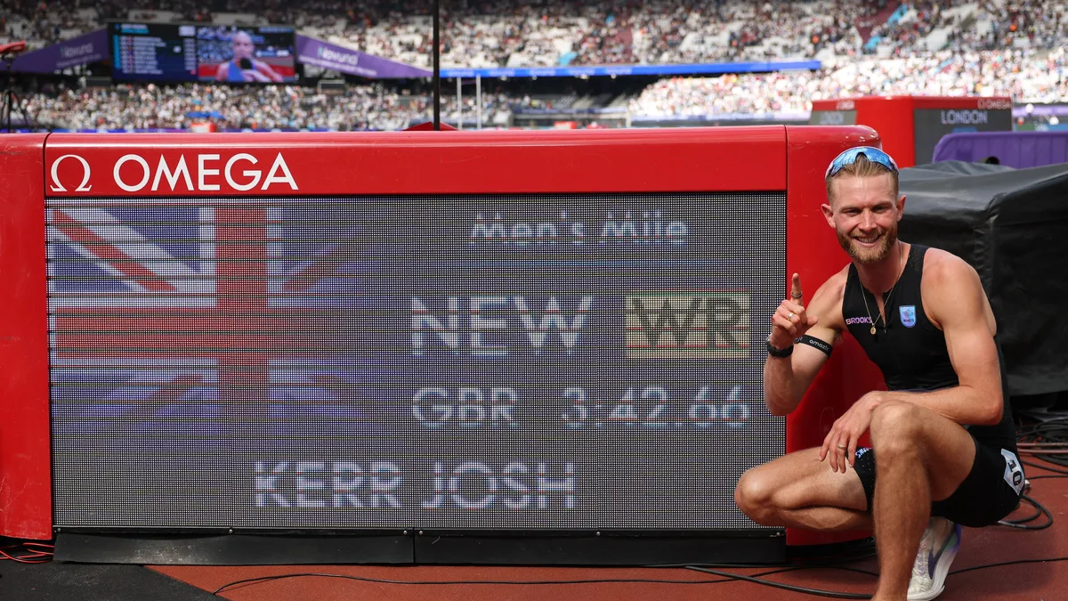 Josh Kerr rompe el récord de la milla, destronando a El Guerrouj