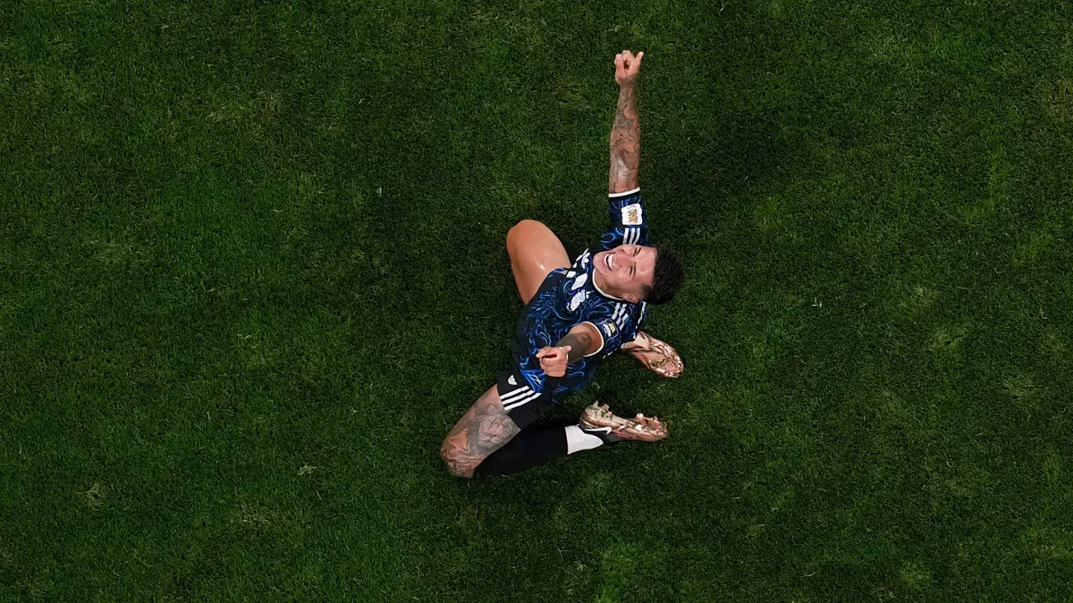 Enzo Fernández, rumbo a la final tras inspirarse en Maradona y Messi