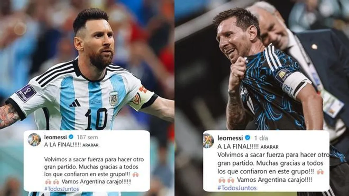 Cábala de Messi: El mismo mensaje para la final de la Copa del Mundo