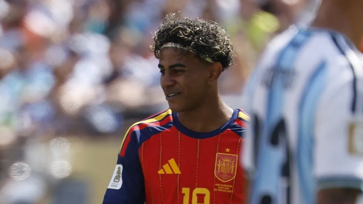 Messi y Lamine Yamal, cruce de leyendas: un saludo antes de la final del Mundial
