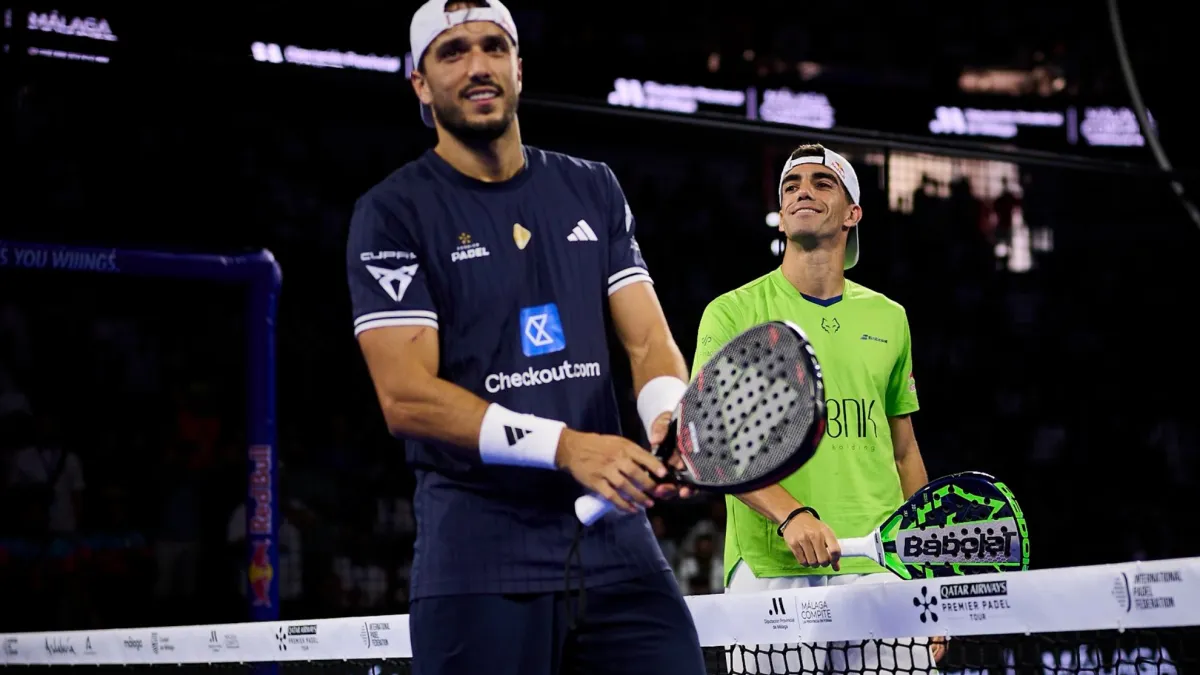 Lebrón y Augsburger dan la vuelta a un partido épico y eliminan a Galán y Chingotto en Málaga