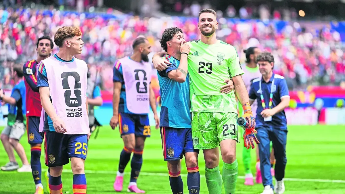 Unai Simón, Laporte y Nico Williams, pioneros del Athletic en semifinales de Mundial