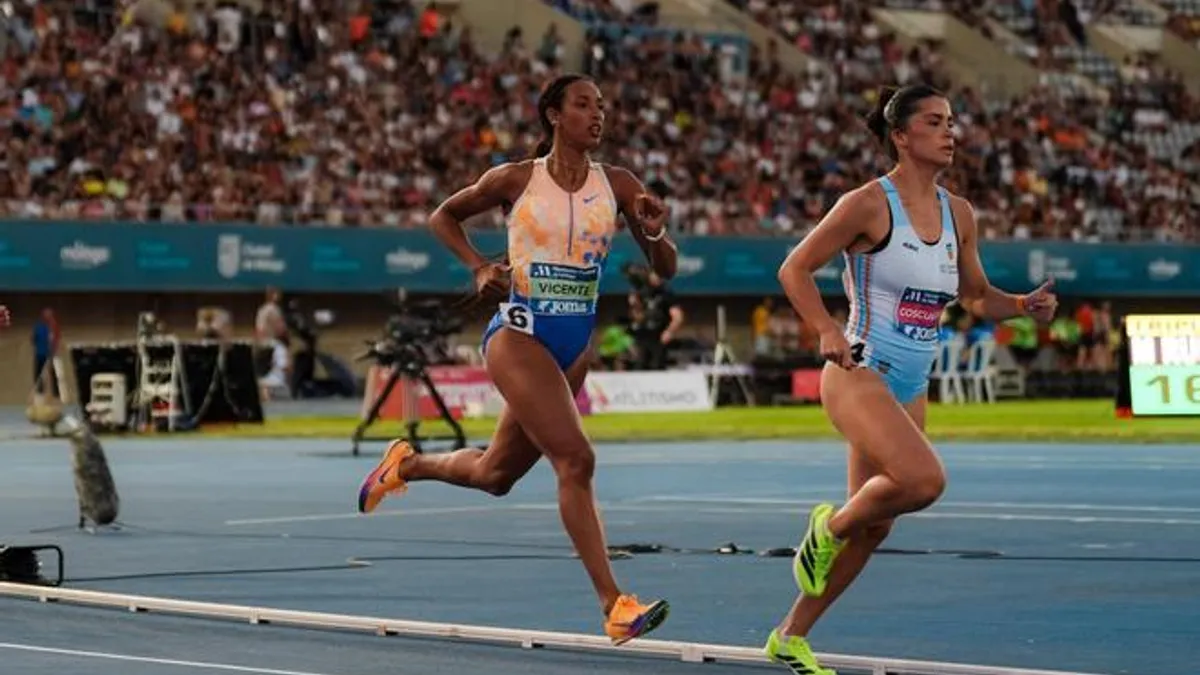 María Vicente, campeona de España de heptatlón y rozando el récord nacional