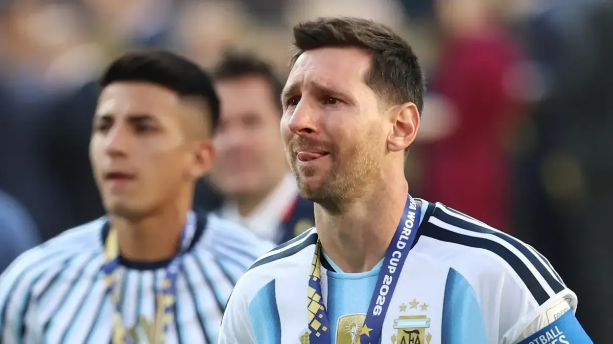 Messi, devastado tras perder la final del Mundial contra España