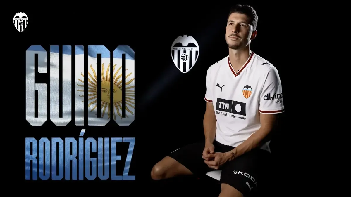 Guido Rodríguez se siente como en casa al regresar al Valencia