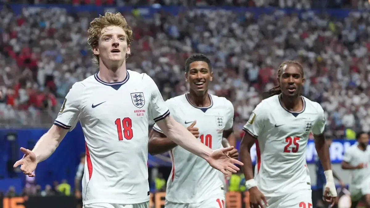 Gol de Gordon para Inglaterra en la semifinal del Mundial