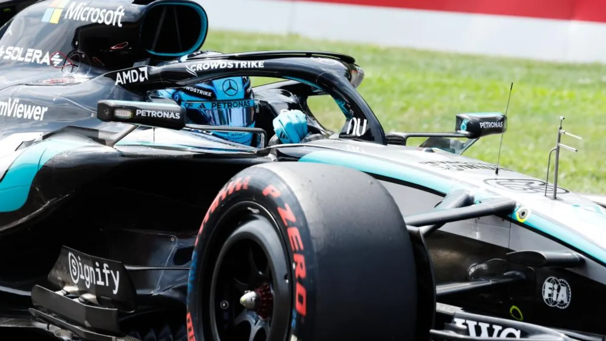 Russell advierte a Mercedes: "Corro con las manos atadas"