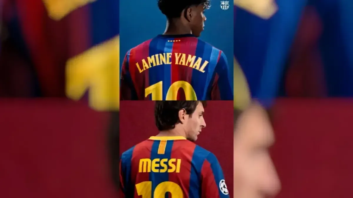 El Barça evoca su ADN con Messi y Lamine Yamal en un vídeo previo a la final