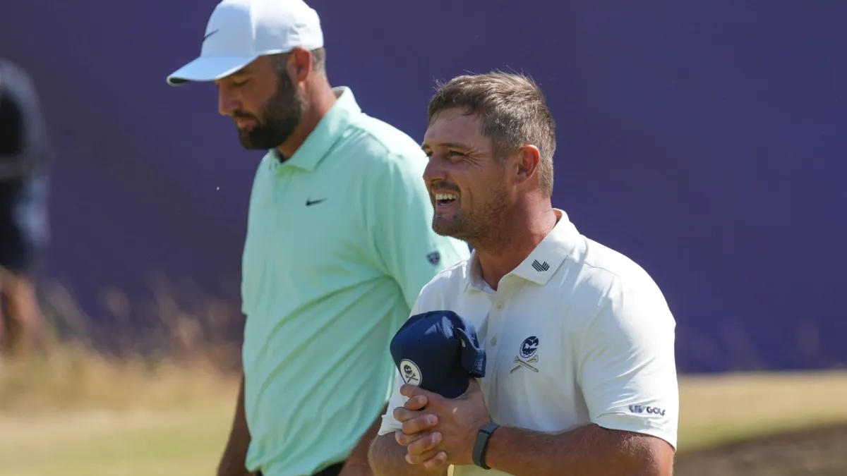 DeChambeau responde en el campo a las críticas de Faldo y Chamblee